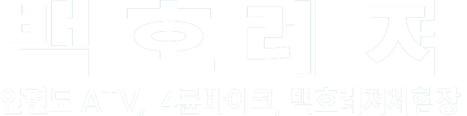 백호레져 화이트 로고 이미지